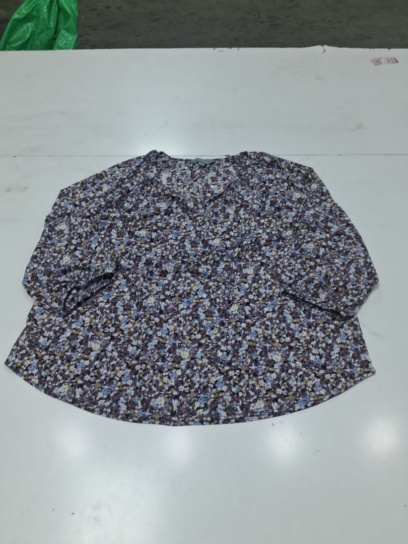 Suzanne Grae Floral Print Long Sleeve Blouse