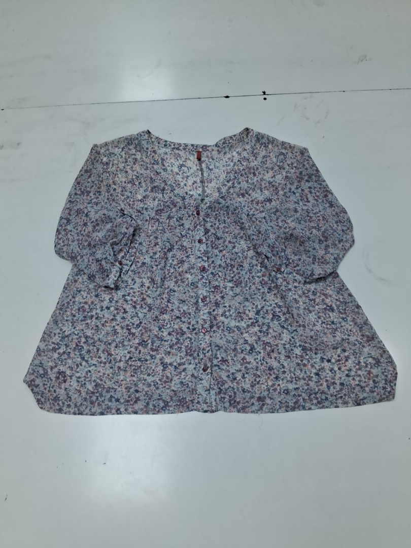 Printed Long Sleeve Blouse