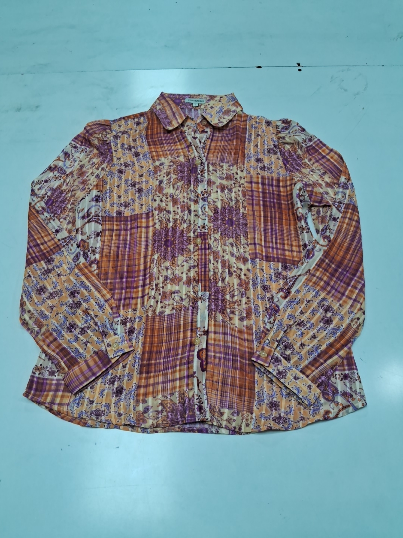 Communique Printed Long Sleeve Blouse