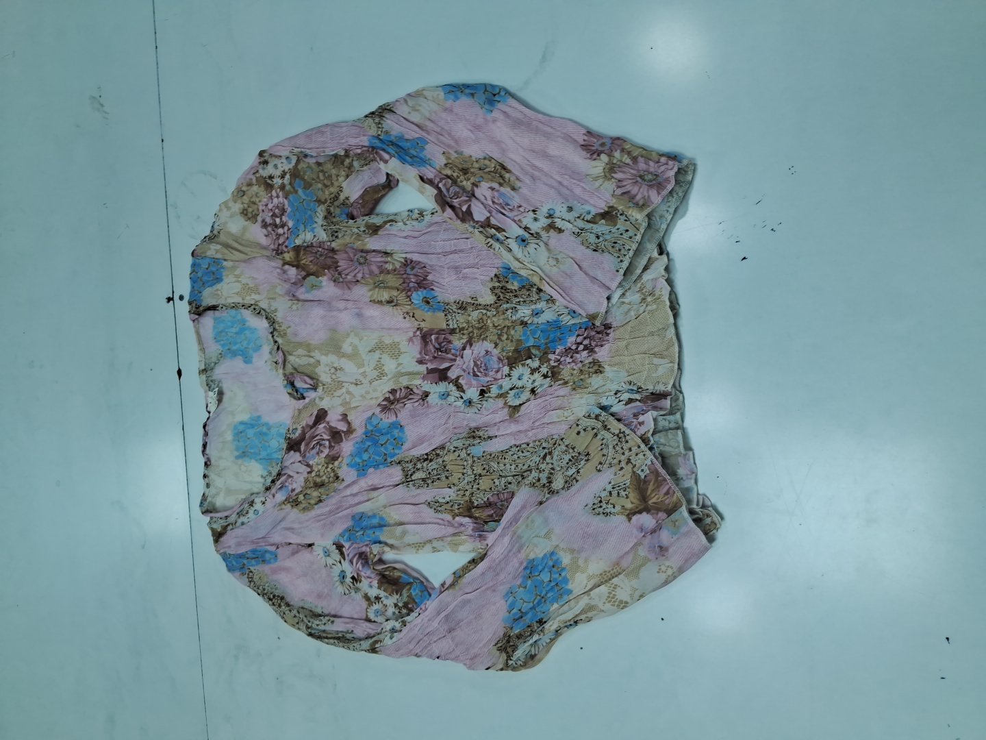 Floral Print Long Sleeve Blouse