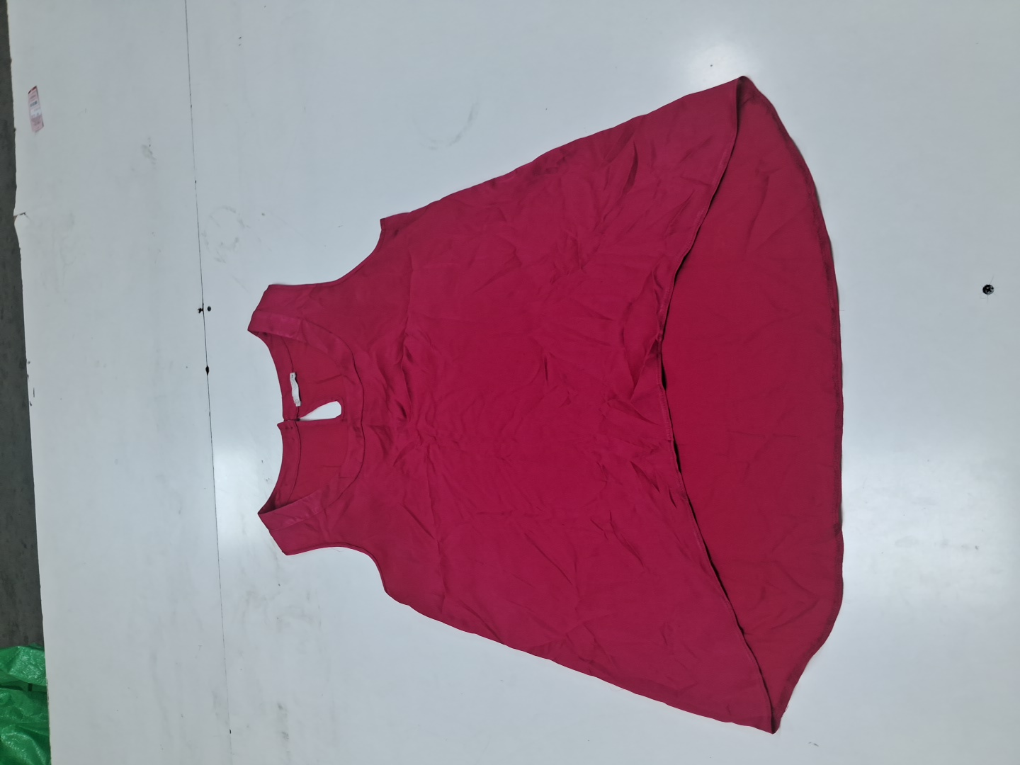 Sleeveless Maroon Keyhole Blouse