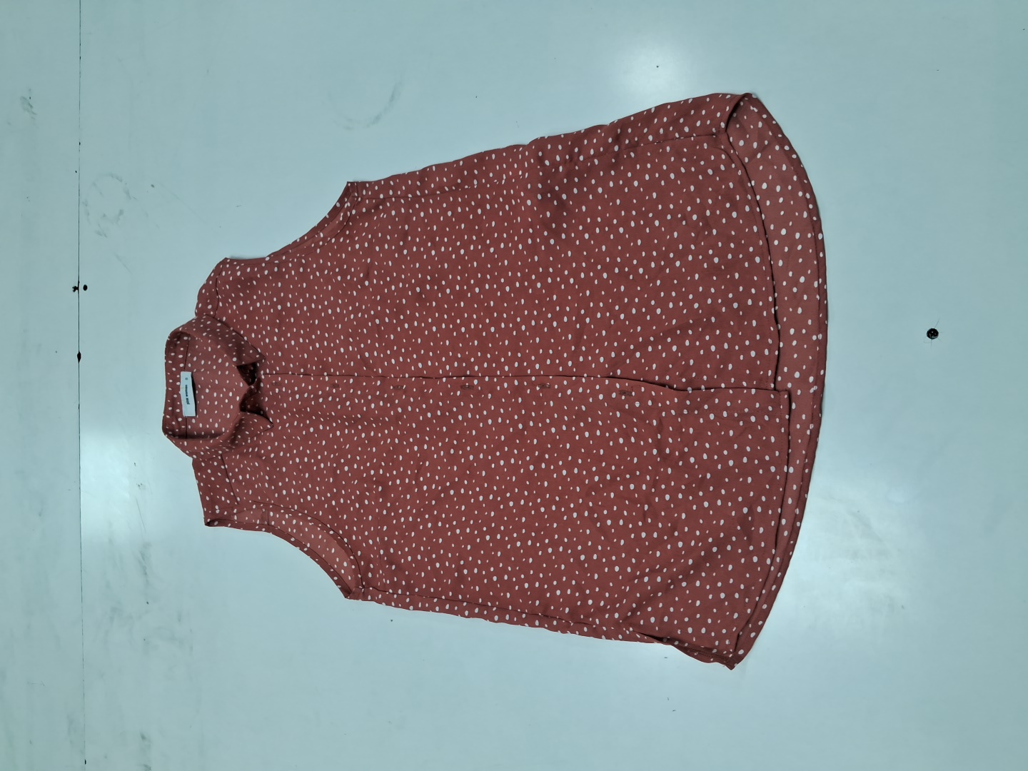 Pink Woman Sleeveless Printed Blouse