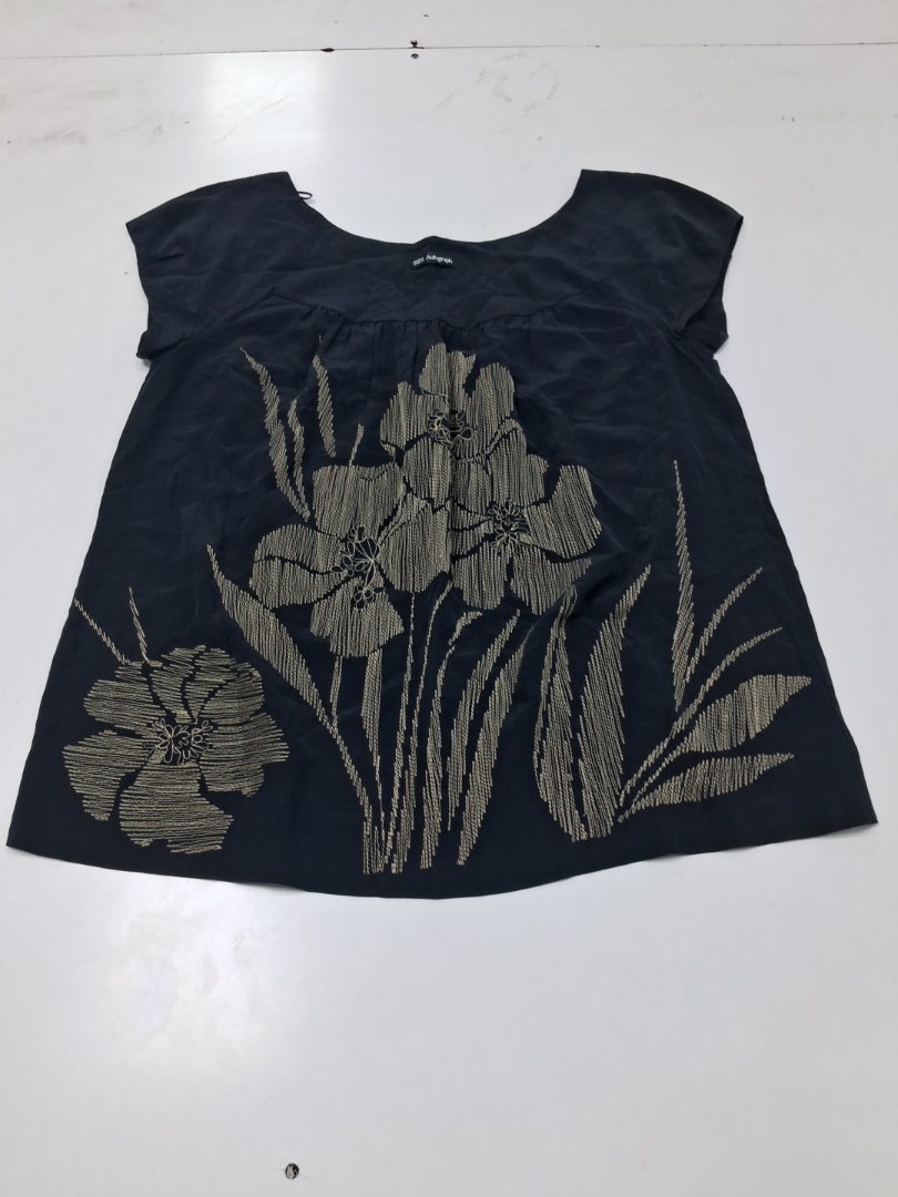Marks & Spencer Autograph Black Floral Printed Blo..