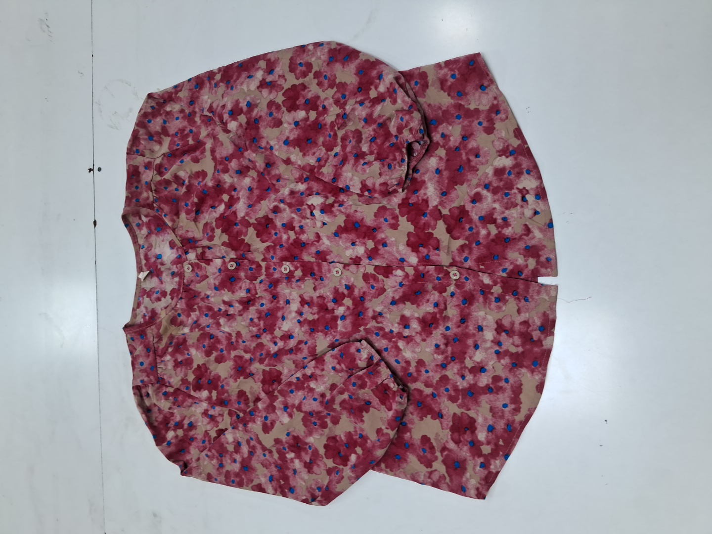 Fashion Printed Long Sleeve Blouse