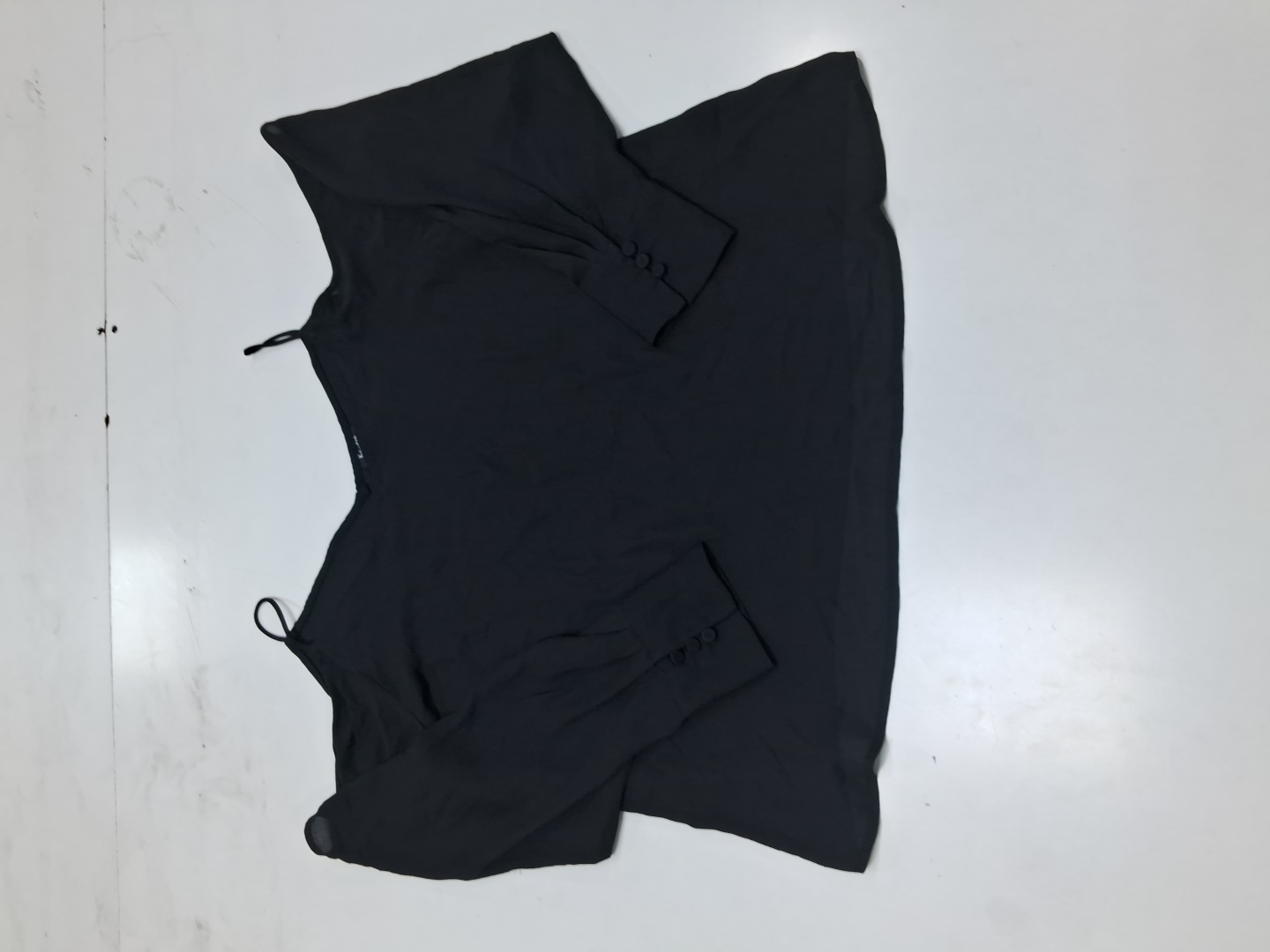 Bardot Black Sheer Off-Shoulder Blouse