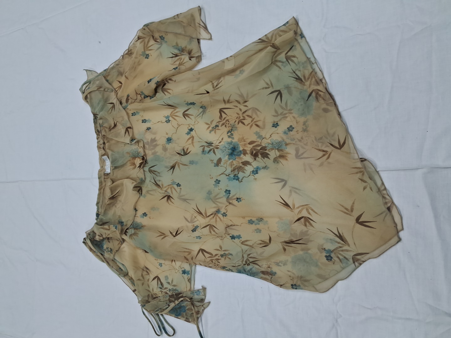 Thea per Donna Printed Off-Shoulder Blouse