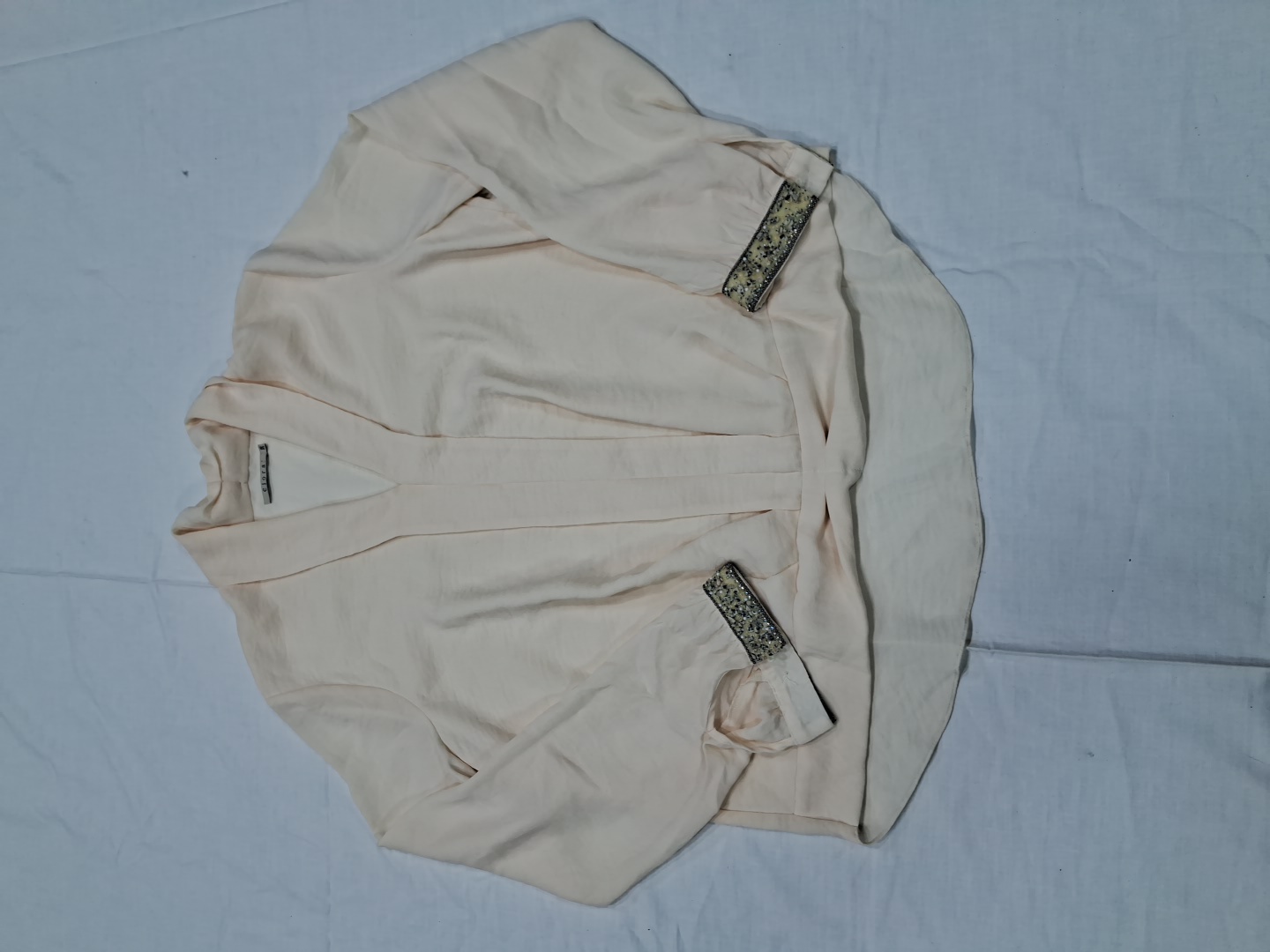 Elora Cream Long Sleeve Blouse