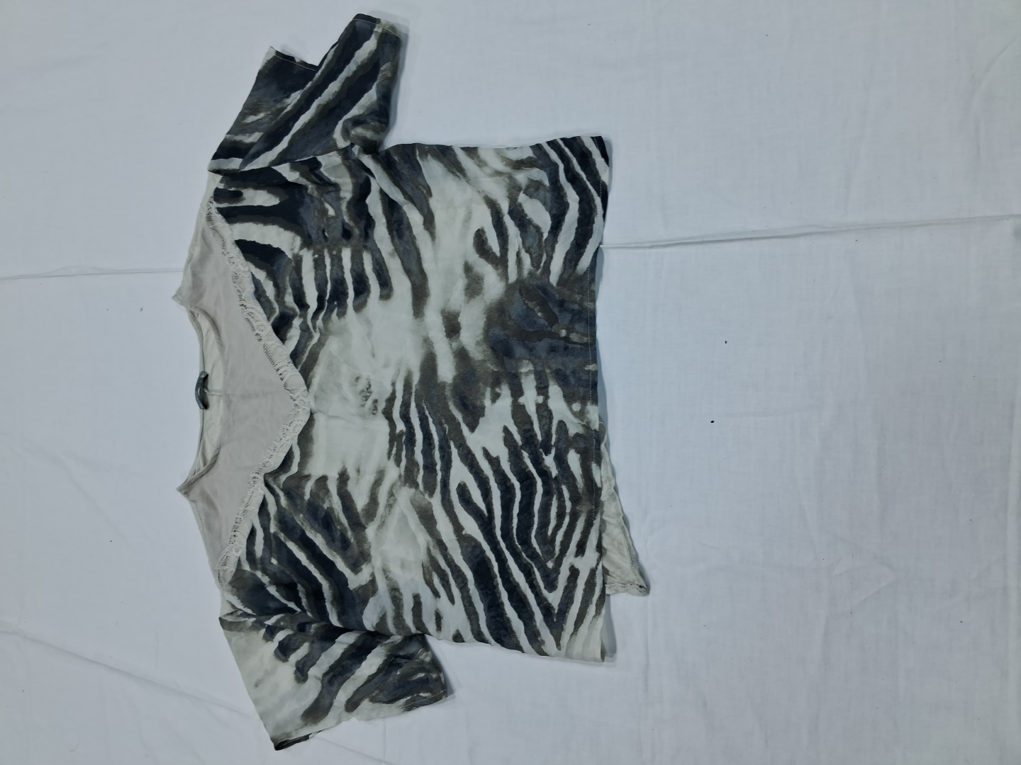 Zara Printed Zebra Blouse