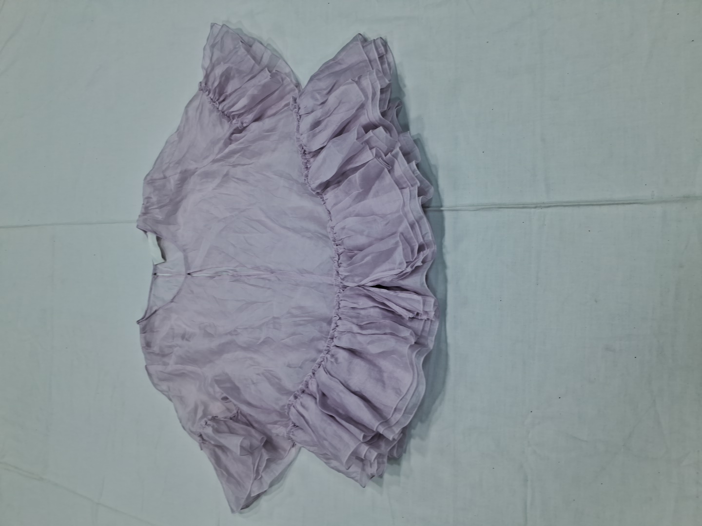 H&M Conscious Sheer Ruffle Blouse