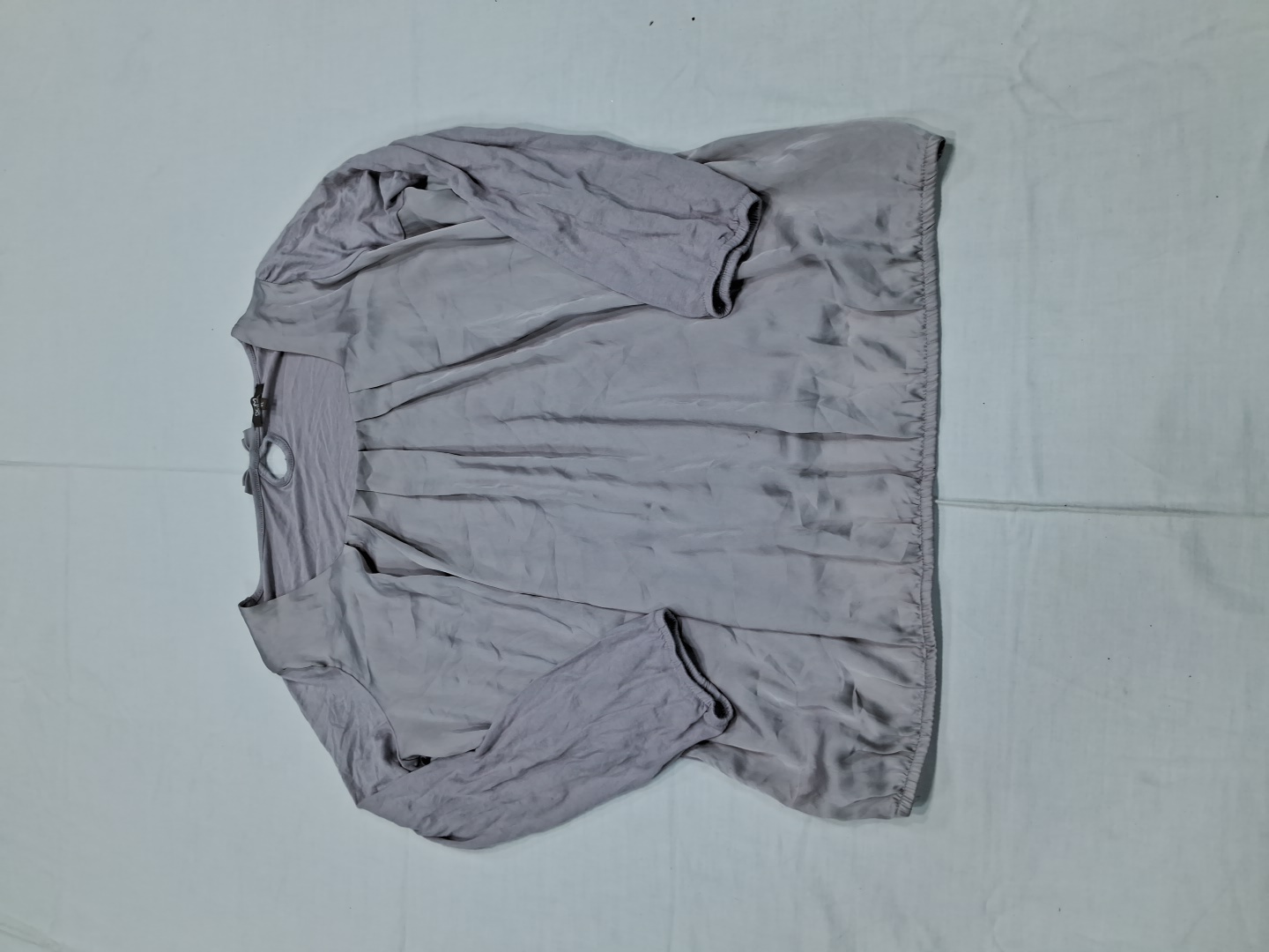 GDM de Malice Blusa de Seda de Manga Longa