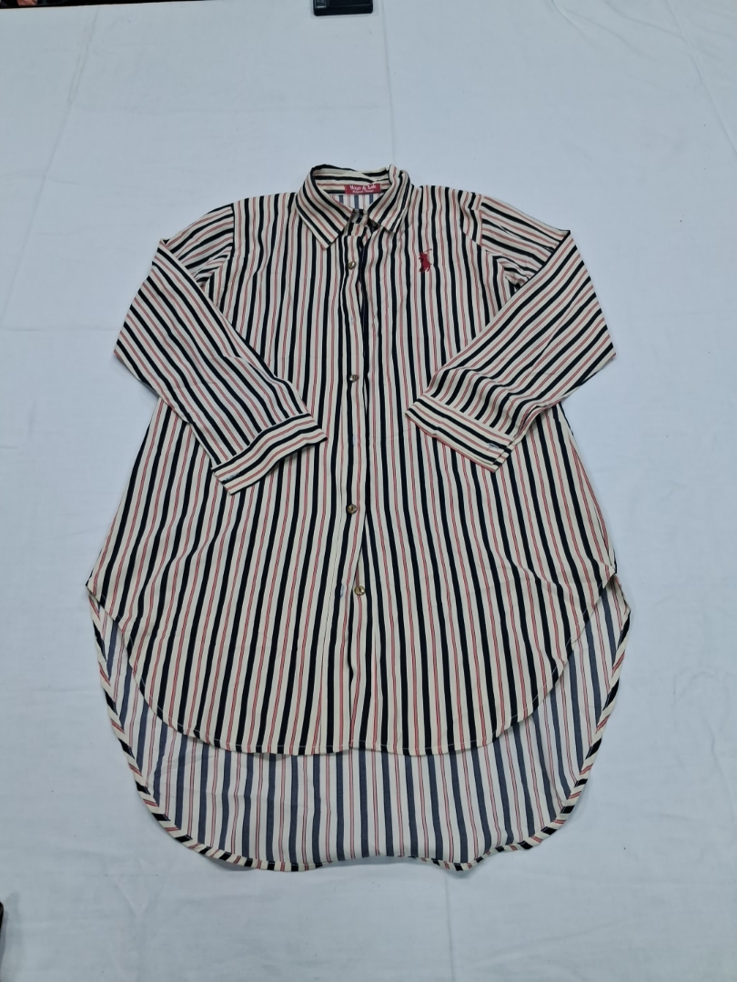 Yoyo & Lek Striped Button-Up Shirt