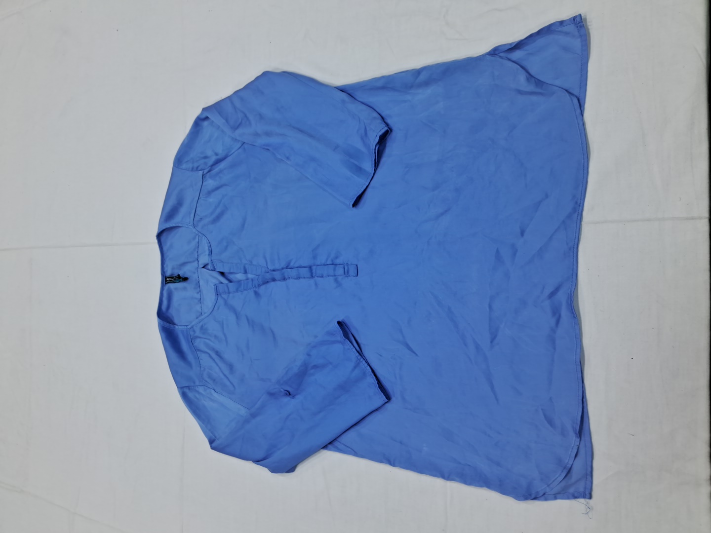 Blue Loose Fit Blouse