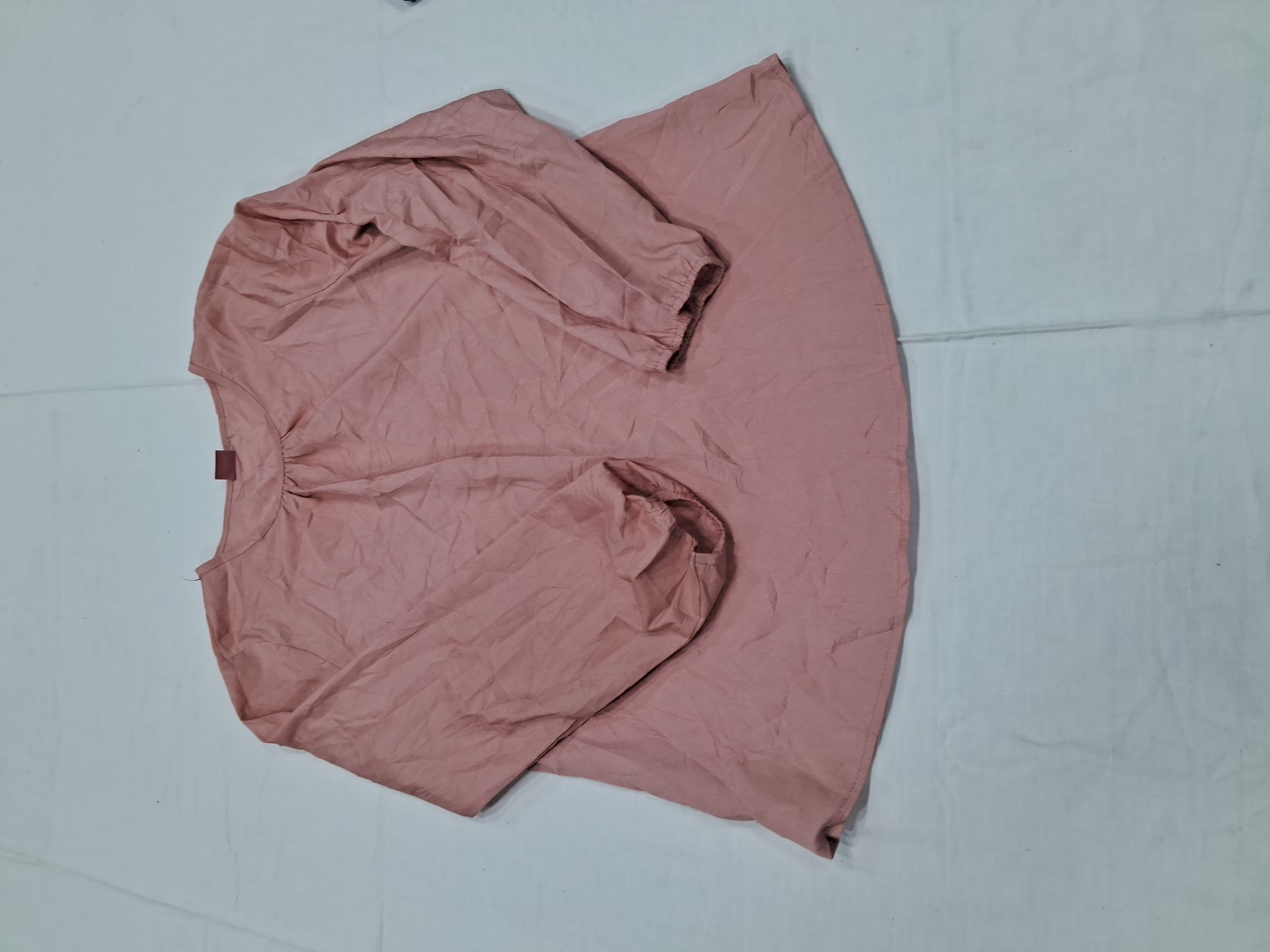 LNA Blush Pink Langarmbluse