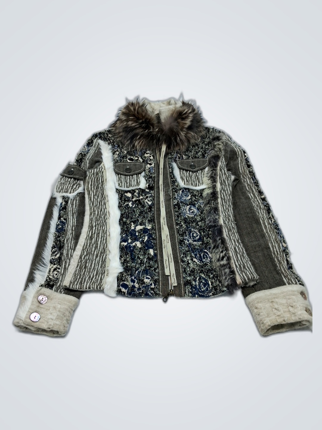 Chaqueta forrada de piel Ericot Chic