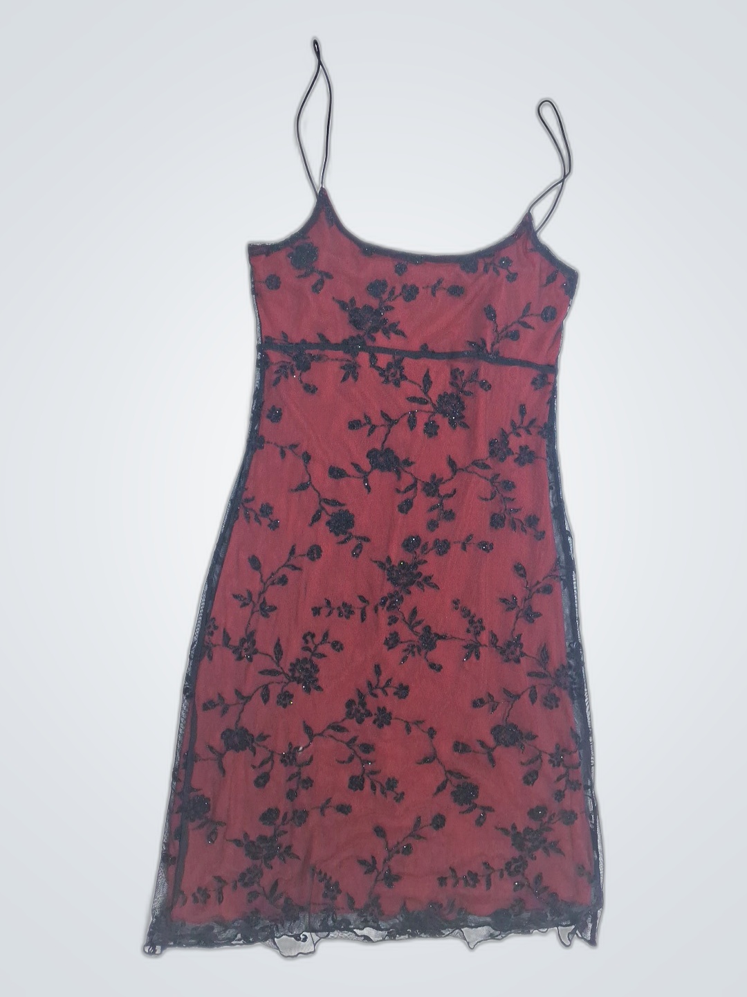 Robe Florale Rouge Pimkie