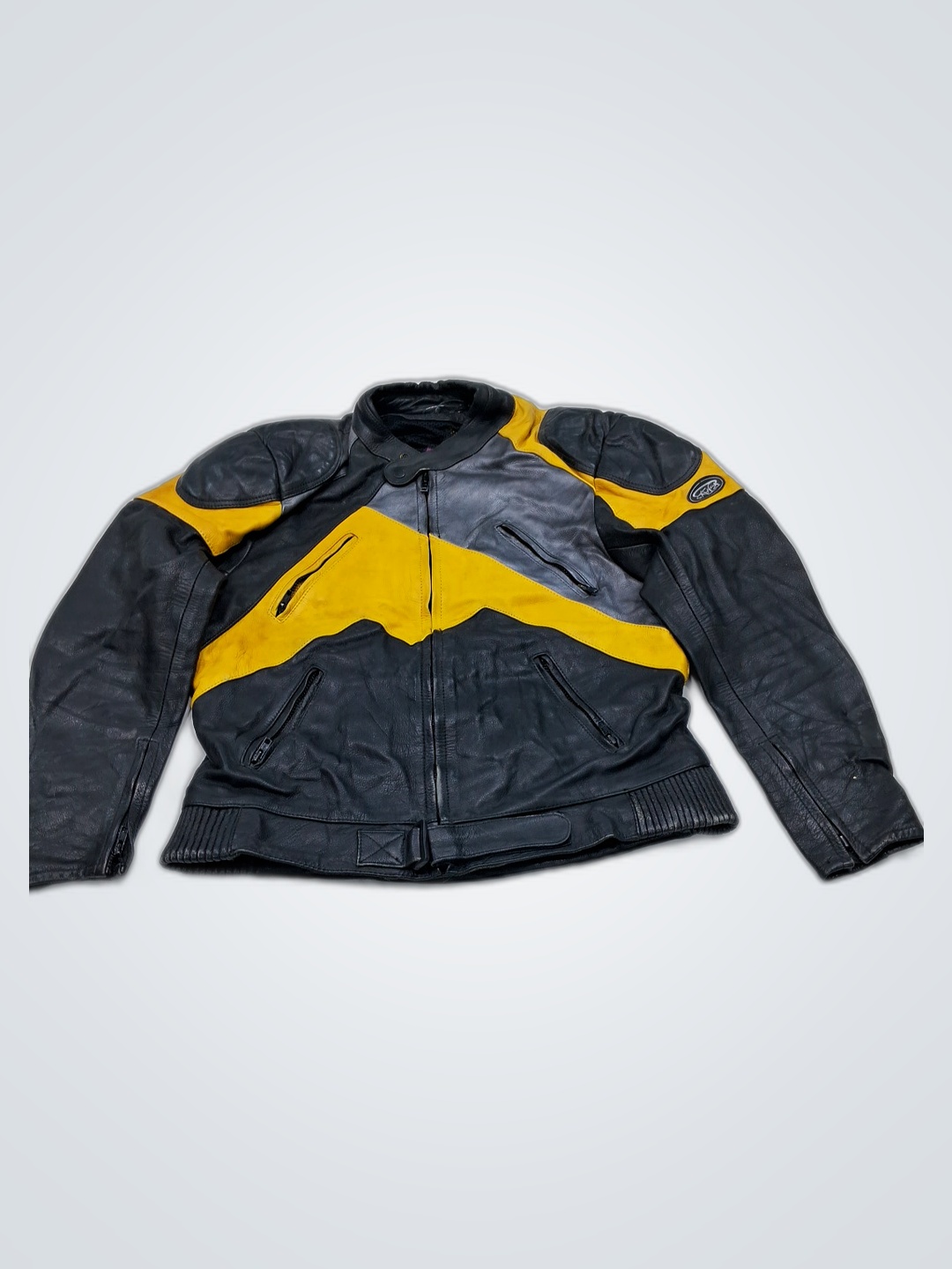 Giacca in pelle motociclistica RJAYS