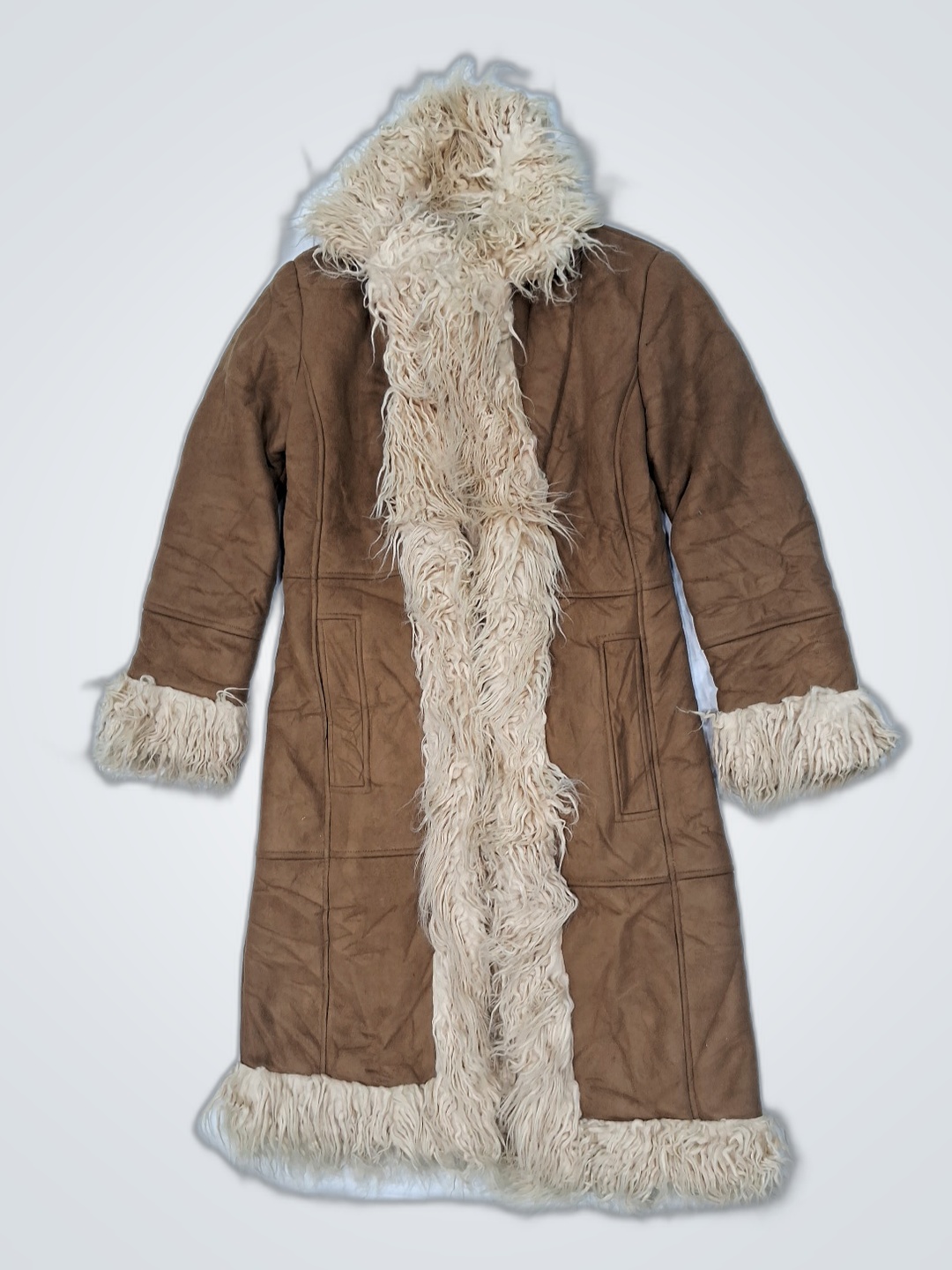 STRADIVARIUS ファー トリム コート