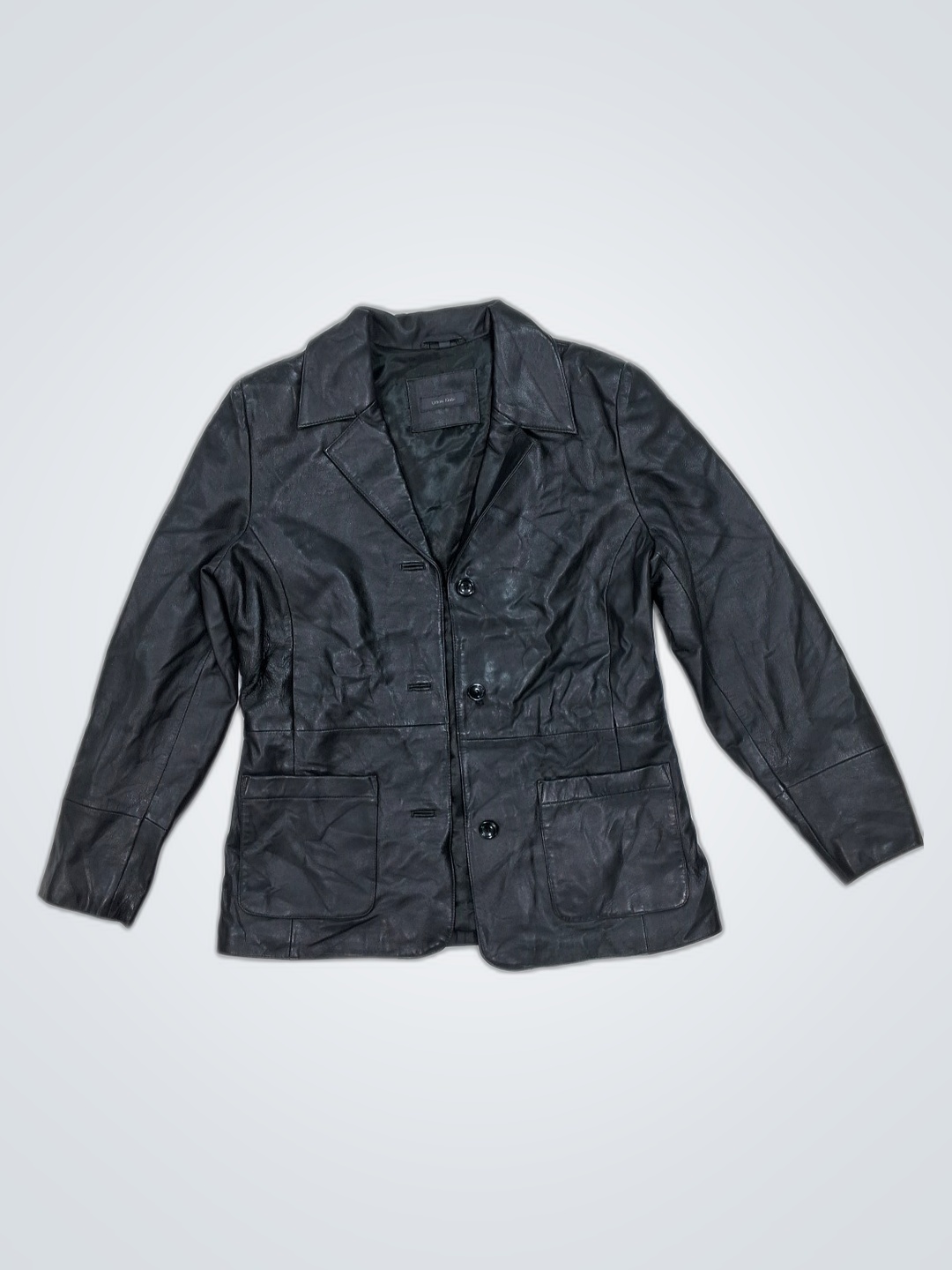 Urban Kiabi schwarze Lederjacke