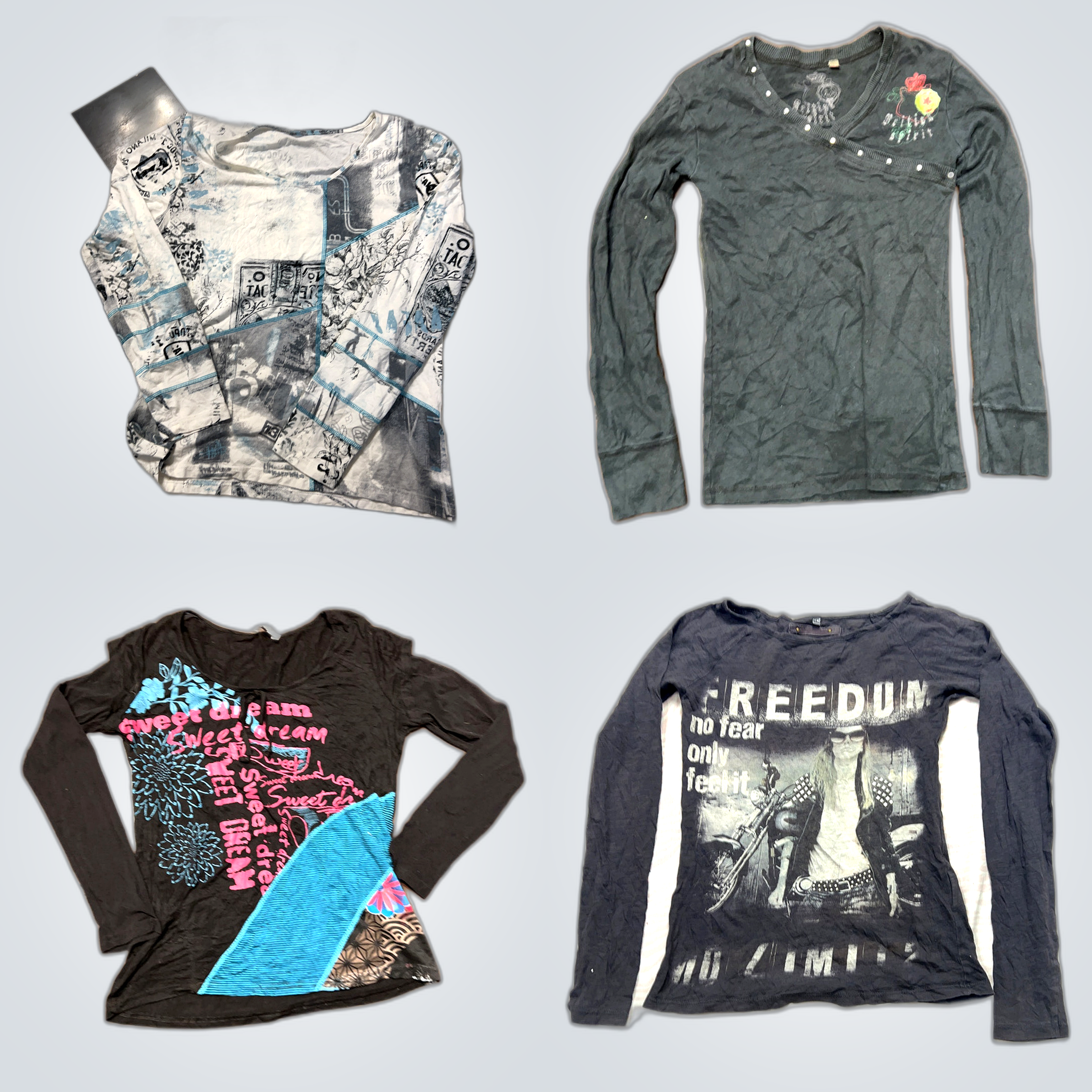 T-shirt a maniche lunghe