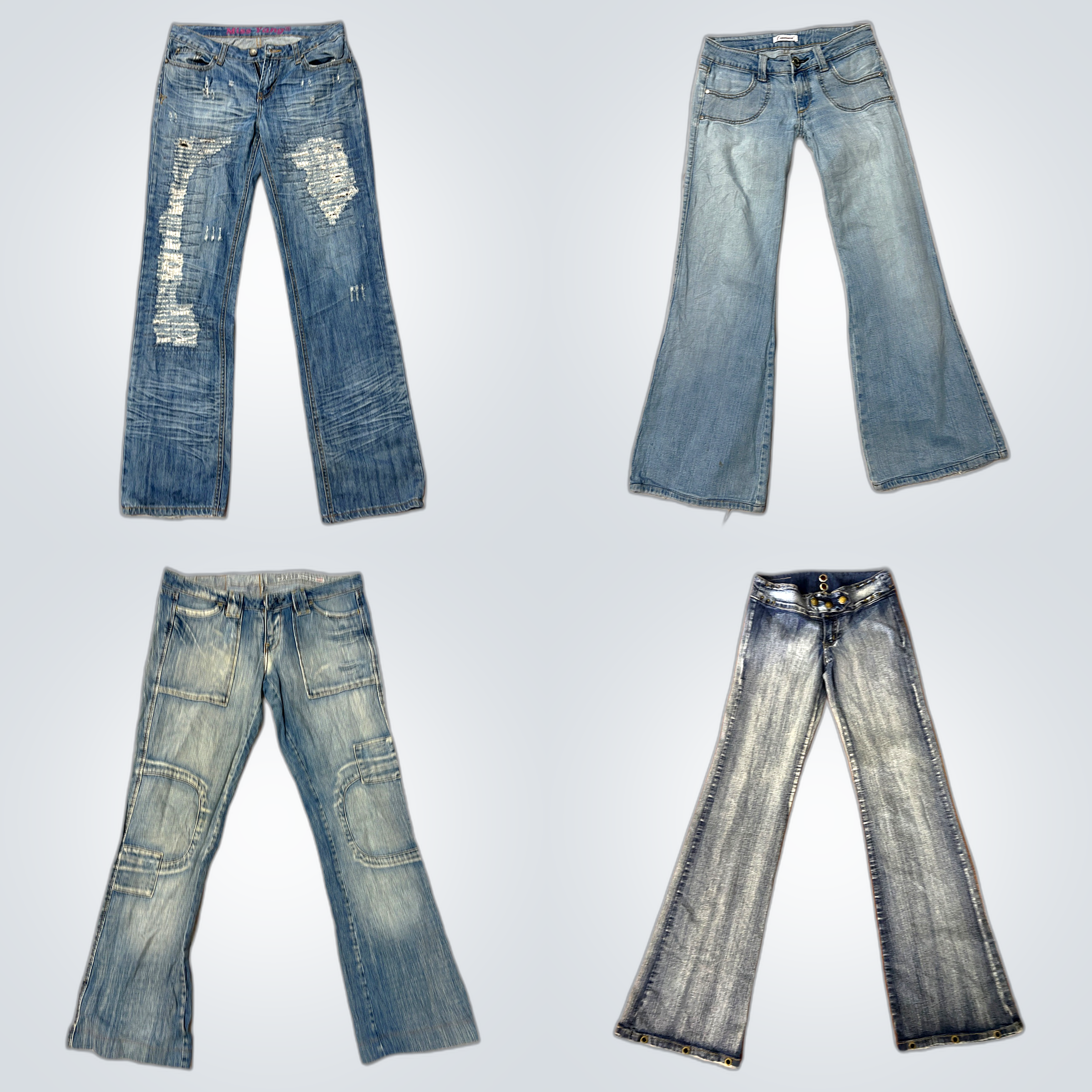Y2K Distressed Jean Bundle