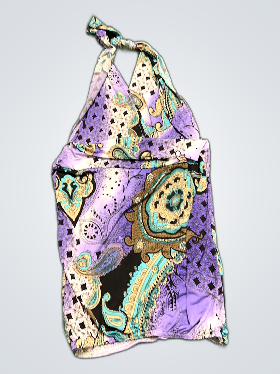 Top Camisola Halter Stampato