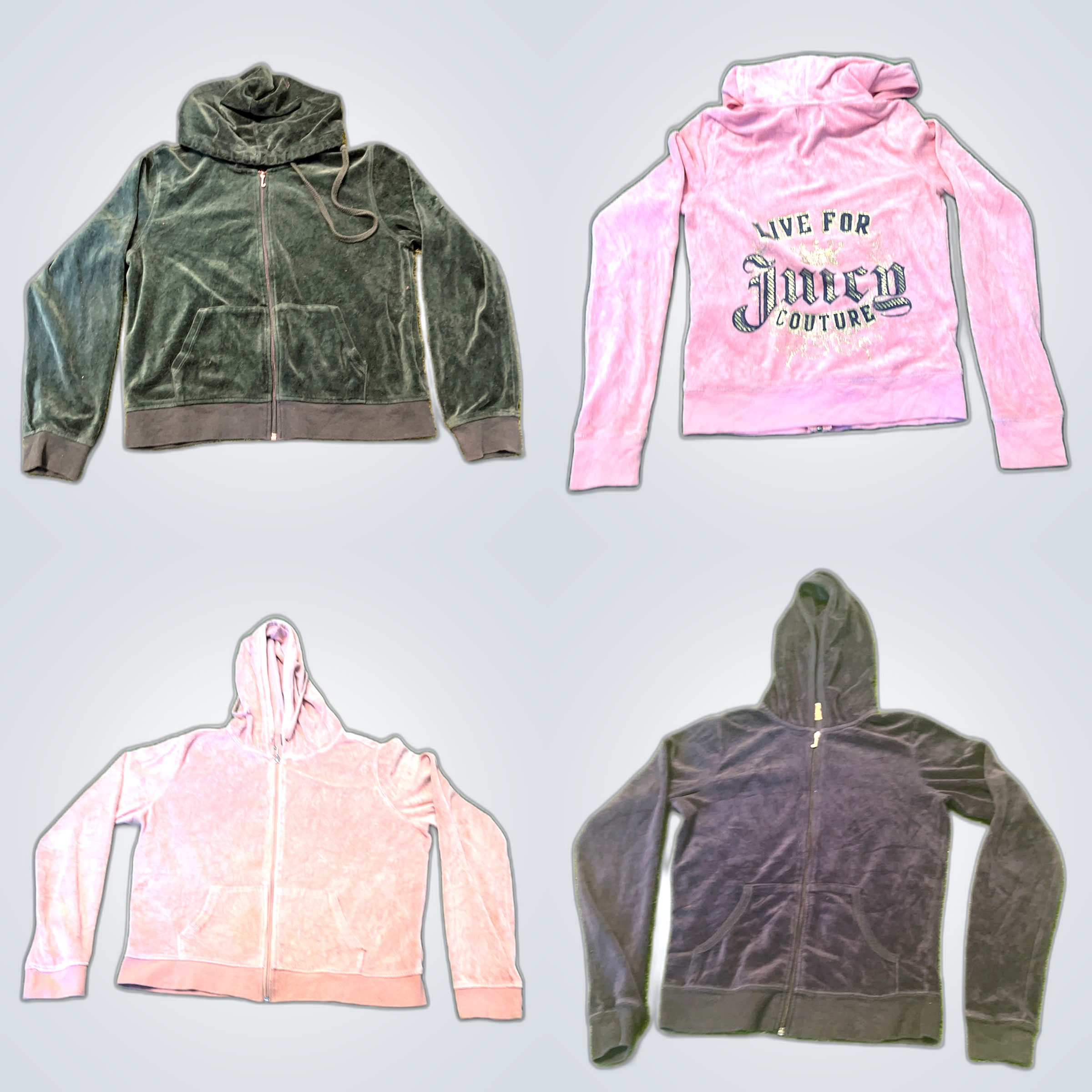 Velour Sweatshirts Hoodie Bundle