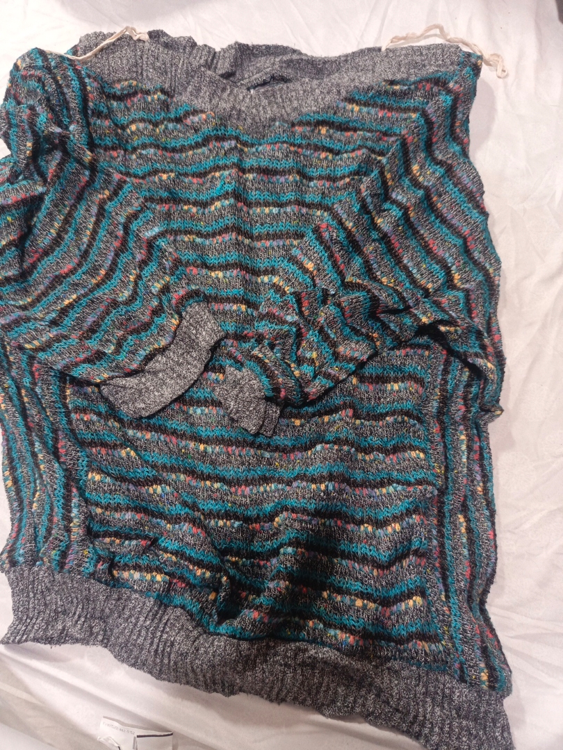 California Striped Knit Cardigan