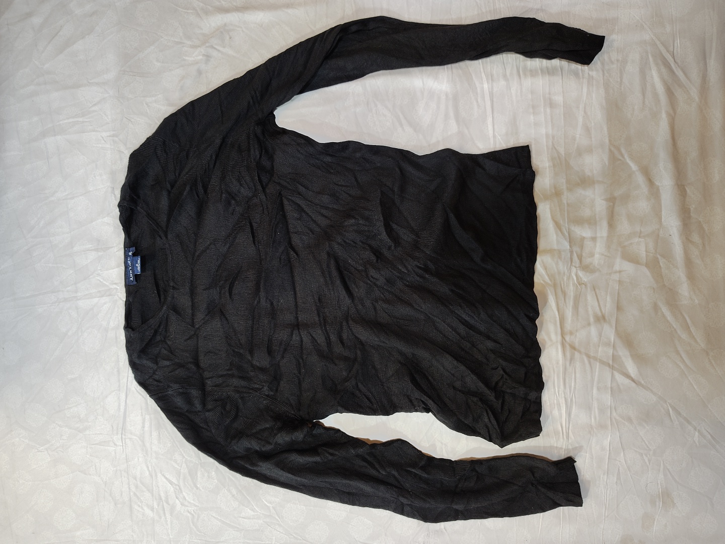 Ann Taylor Black Silk Blouse