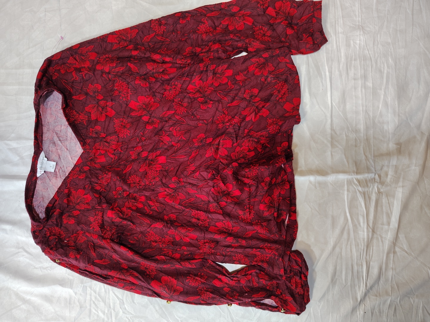 Liz Claiborne Printed Blouse