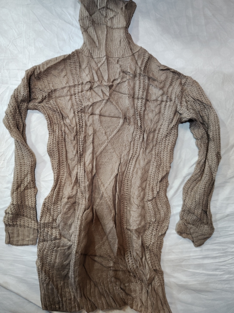 Cable Knit Turtleneck Sweater