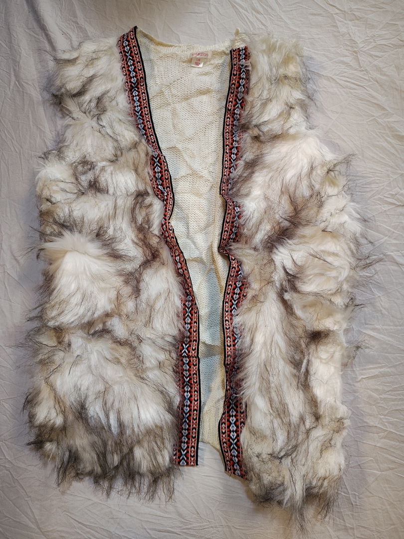 Xhilaration Fur Waistcoat