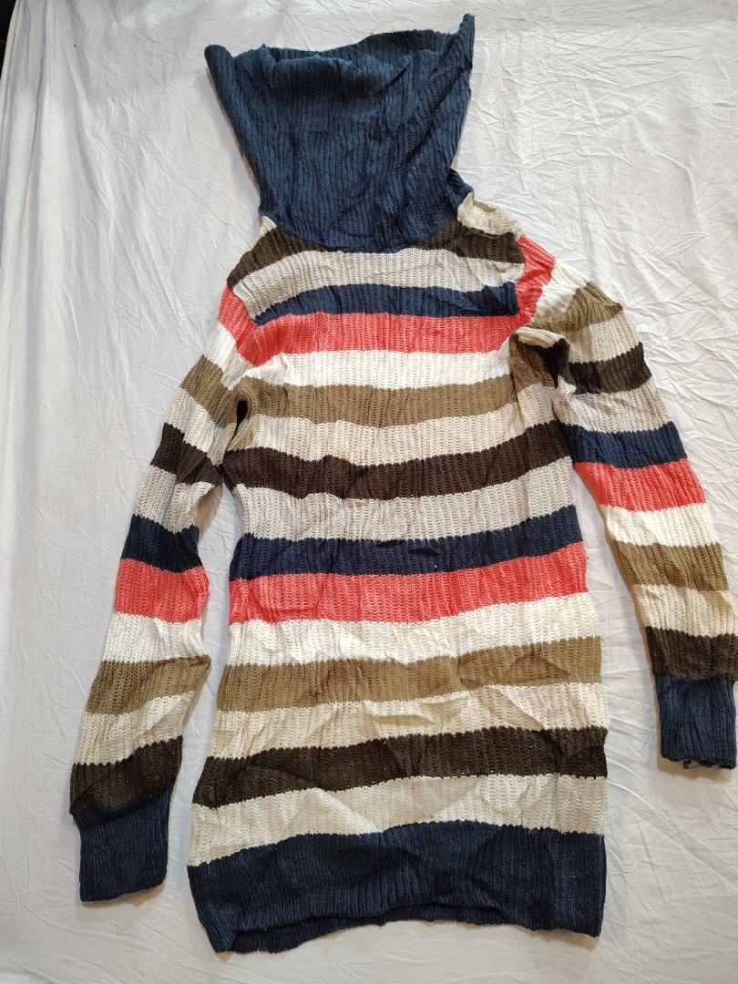 Diesel Striped Knit Hoodie