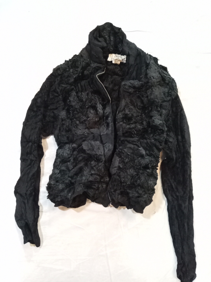 Black Faux Fur Jacket