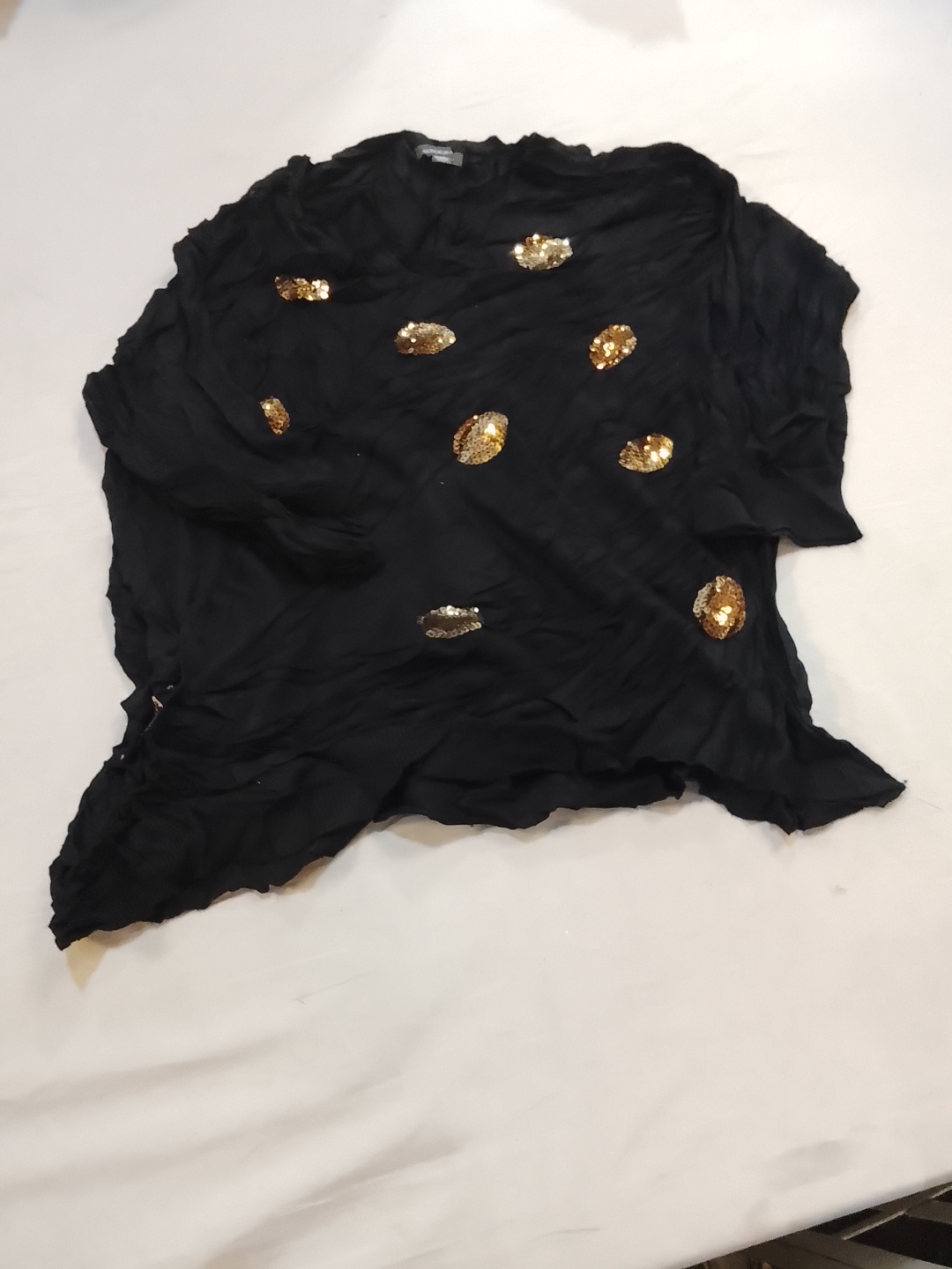 Black Embellished Top