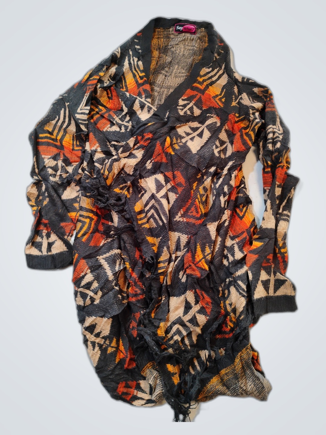 Say What? Geometric Pattern Shawl