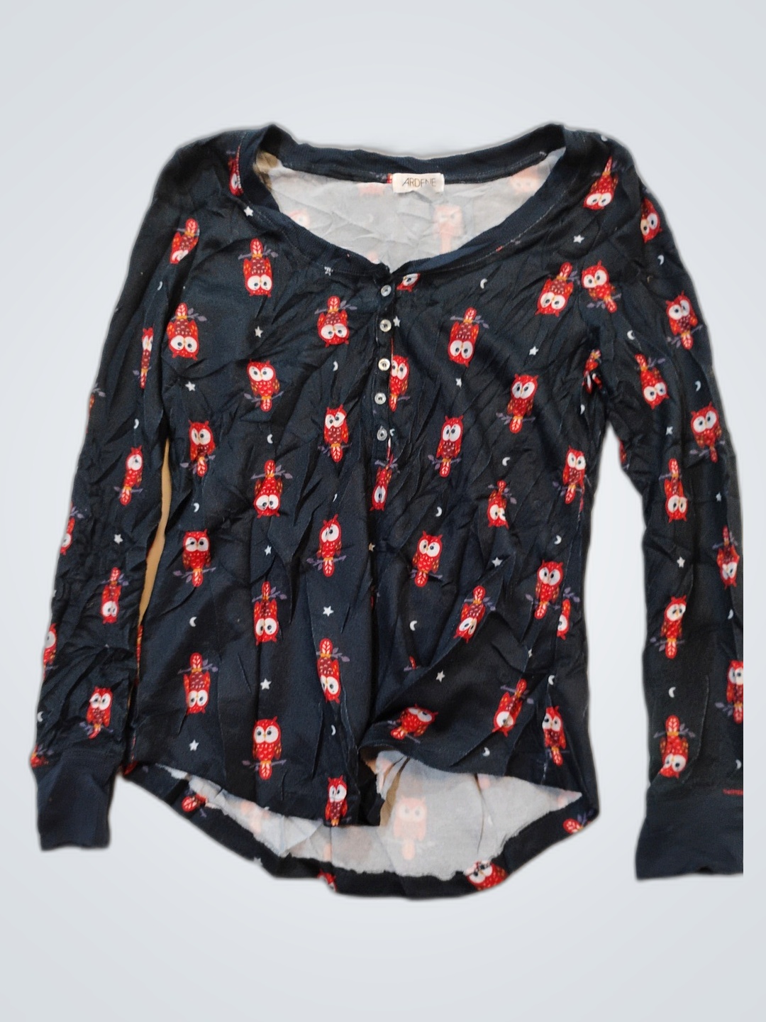 Ardene Owl Print Top