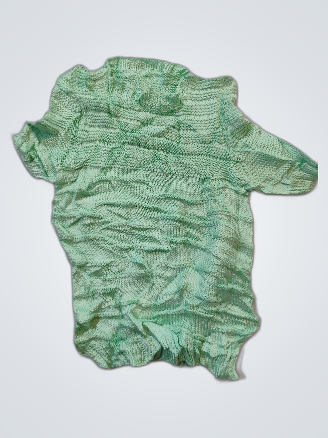 Grüner Strick-Overall