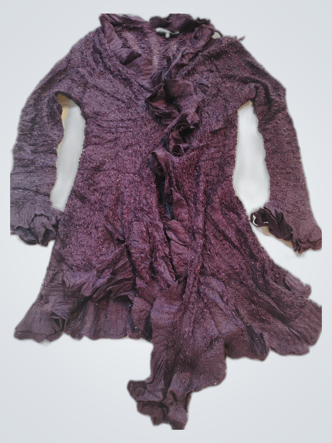 Purple Ruffled Dress