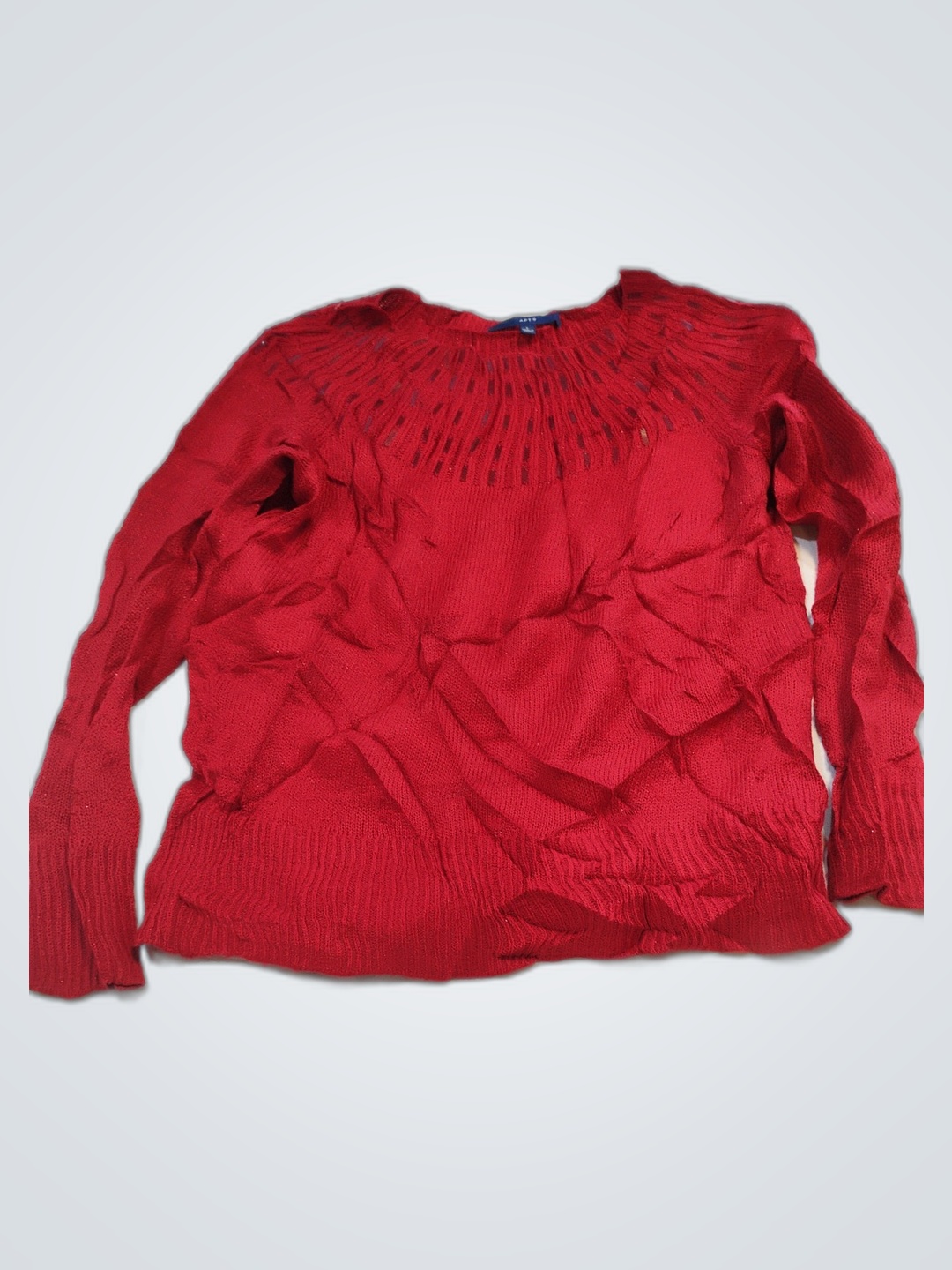 APT. 9 Red Knit Sweater