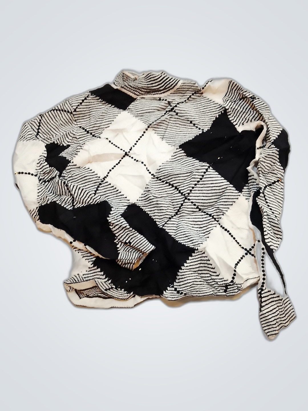 Black and White Plaid Shirt