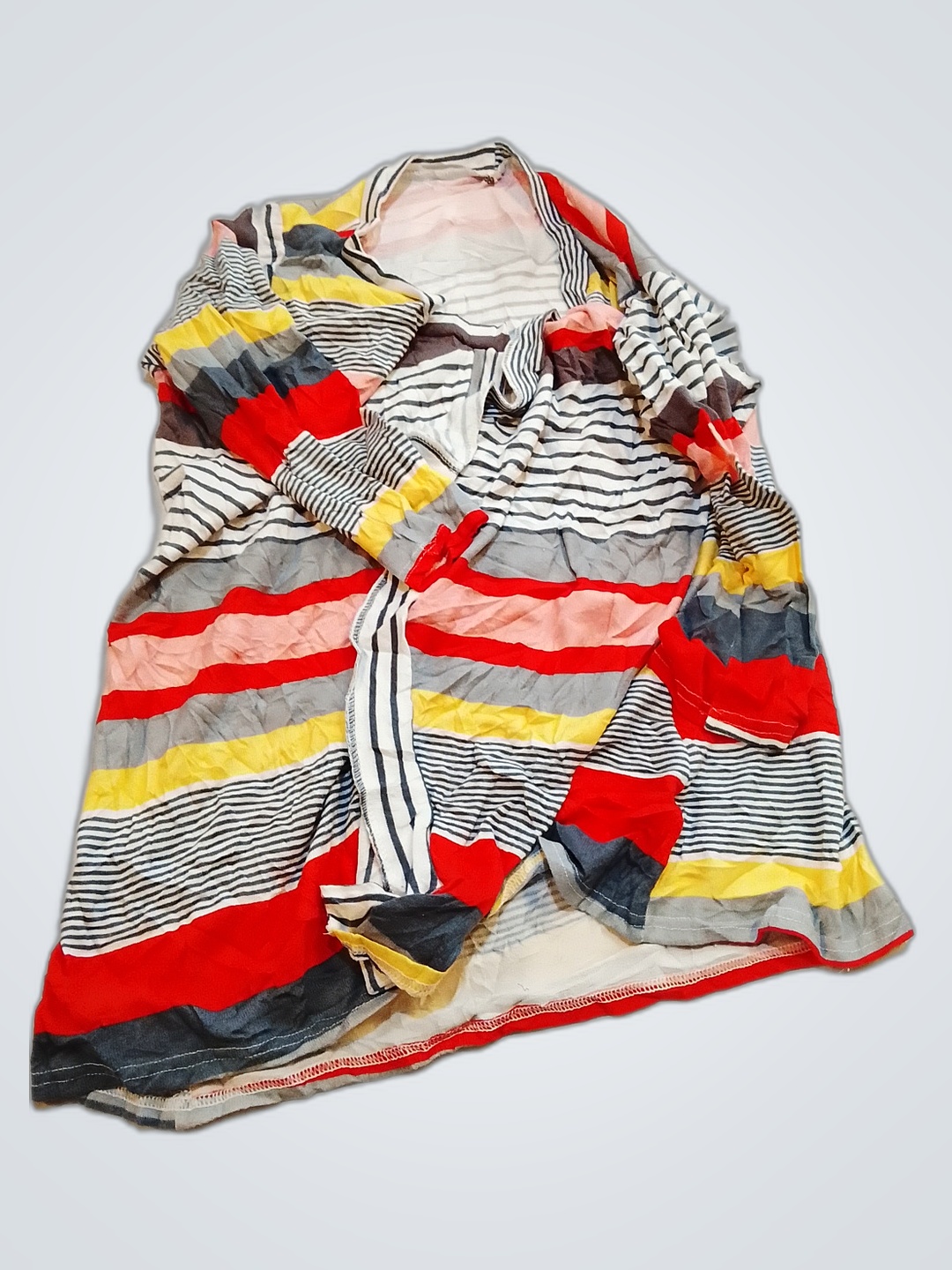 Robe rayée multicolore