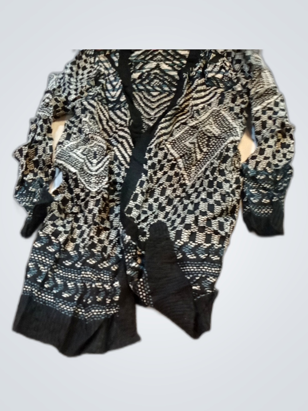 Langarm-Strickoberteil