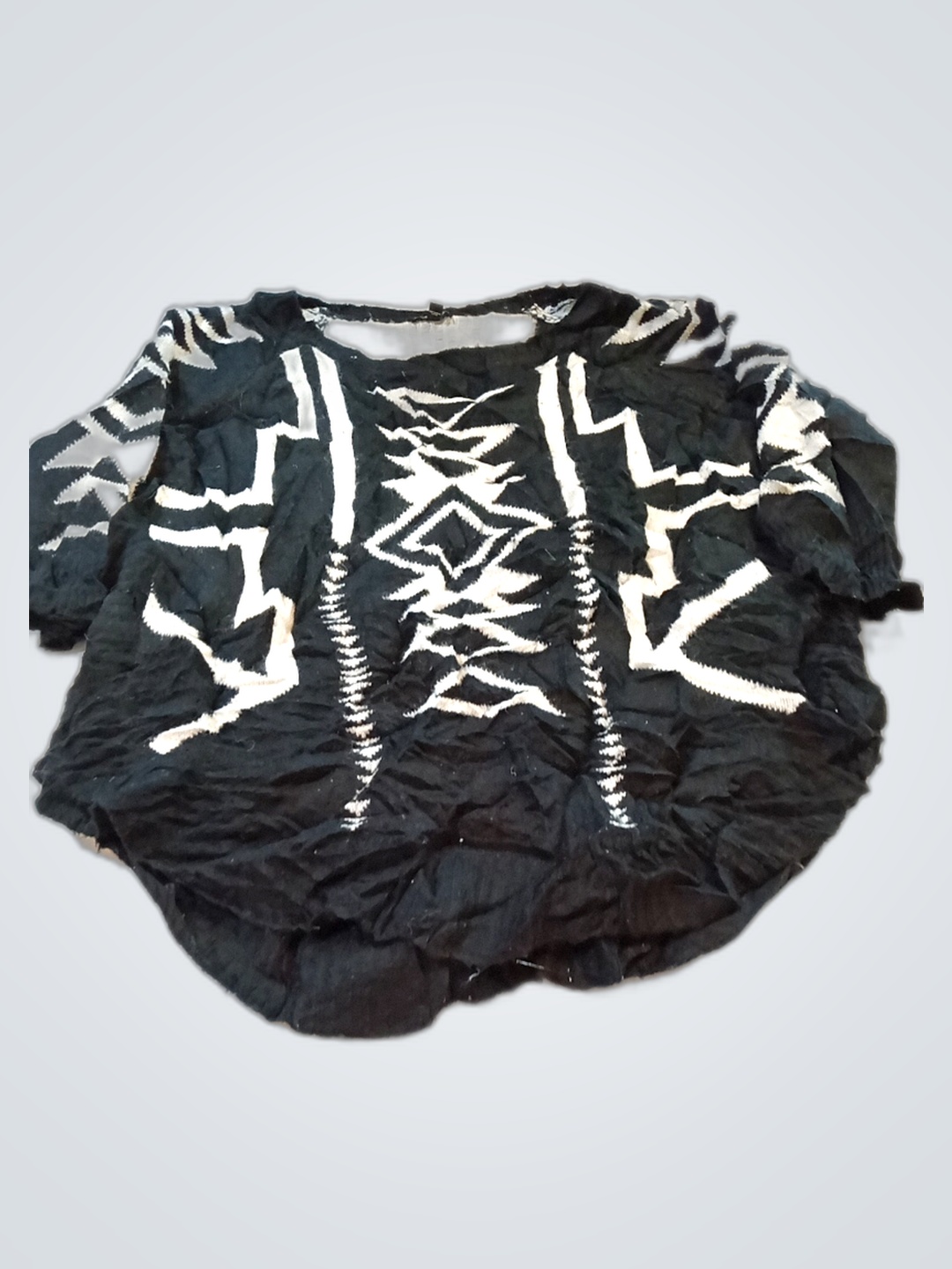 Top à motif géométrique Express