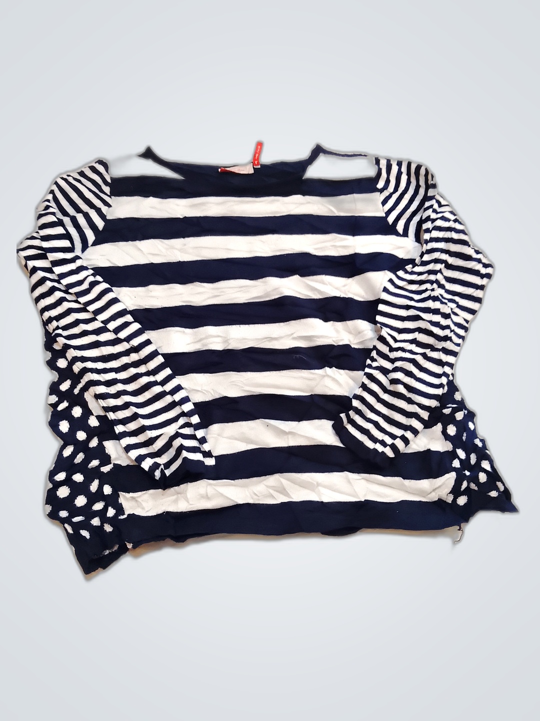 Gestreiftes Langarmoberteil