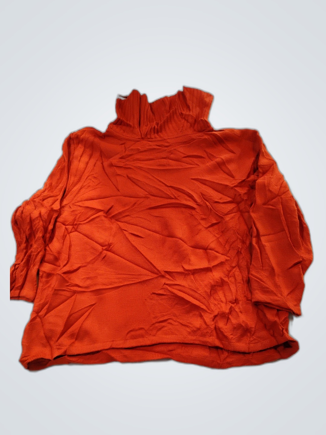 Suéter Laranja de Tricô