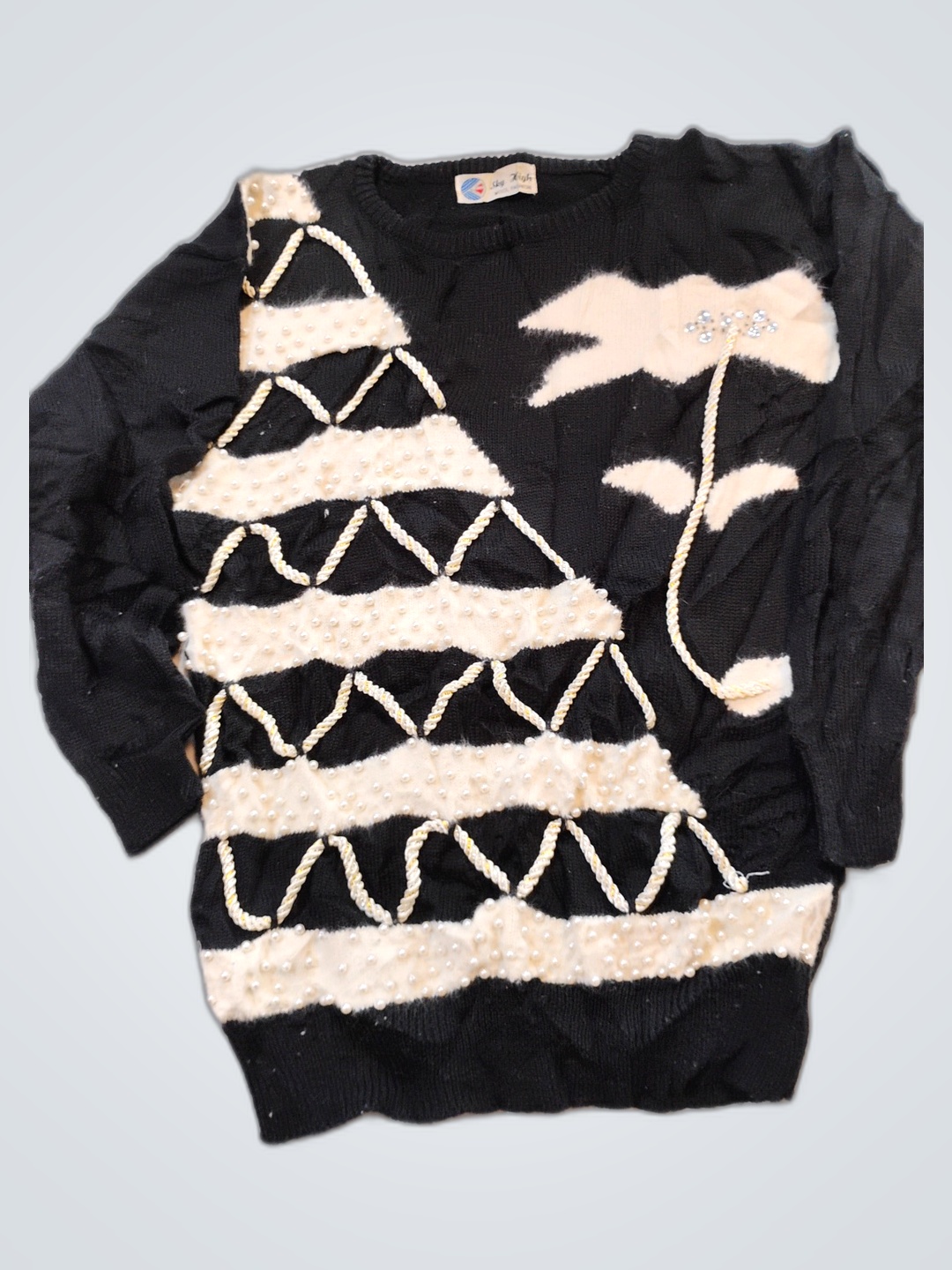 Sky High Wool Fashion Sweater