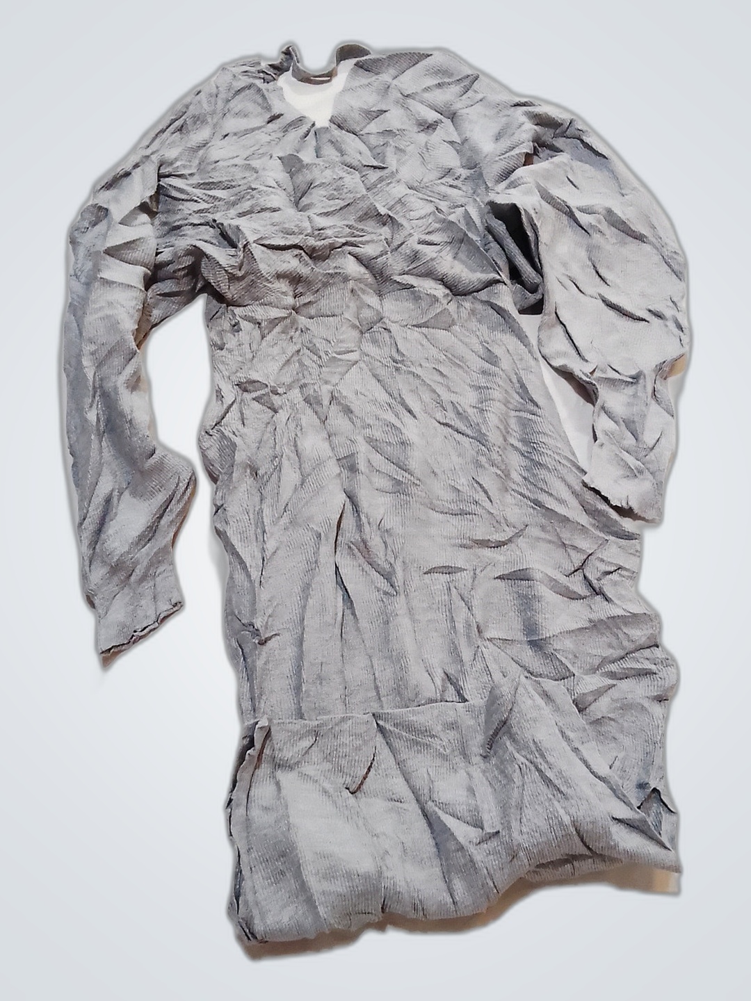 Camiseta de Manga Longa Cinza