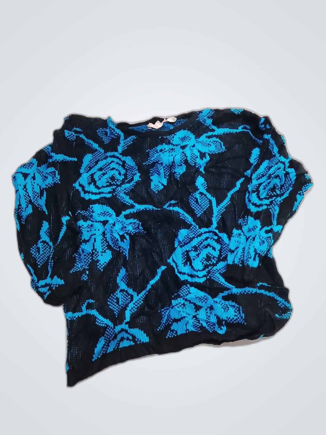 Blue Rose Top