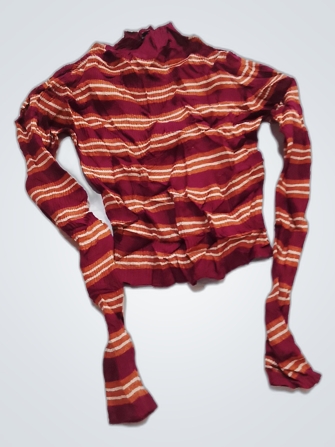 Langärmliges gestreiftes Oberteil