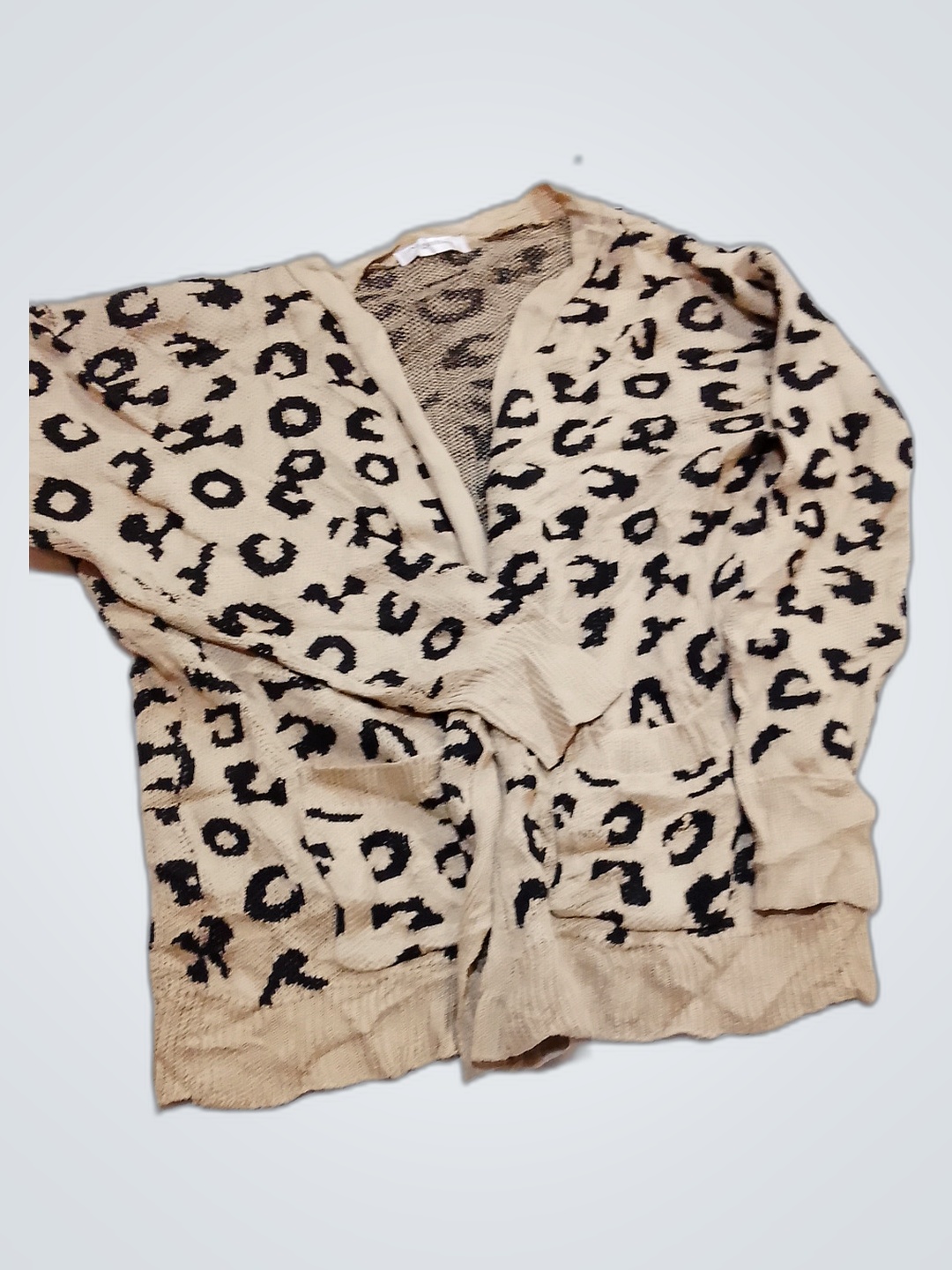 Suéter de Estampa de Leopardo Angashion